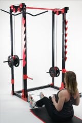 TF-5500 SQUAT RACK | FONSİYONEL ÇALIŞMA İSTASYONU | KAFES LAT PULLDOWN
