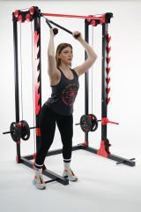 TF-5500 SQUAT RACK | FONSİYONEL ÇALIŞMA İSTASYONU | KAFES LAT PULLDOWN