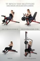 TEMFITNESS BENCH 5000 Ağırlık Sehpası