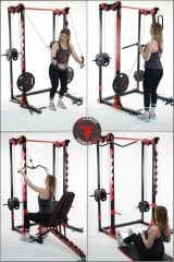 TEMFITNESS TF-5000 SQUAT RACK ( Bench Press Halter Standı )