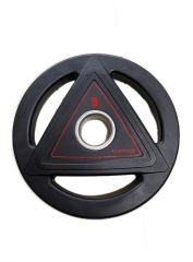 TEMFITNESS OLİMPİK FLANŞ KAUÇUK KAPLI AĞIRLIK PLAKASI (SEÇENEKLİ) 5 KG