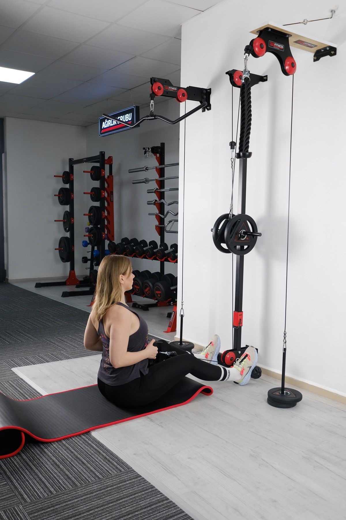 TEMFITNESS TF-2900 LAT PULLDOWN MACHINE | ÇALIŞMA İSTASYONU